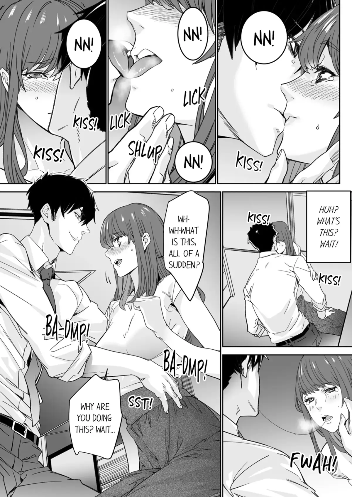 "His Sex is Way Too Sadistic…!" - Intense Sex with My Peerless Colleague Before the Last Train Chapter 2 page 2 - 