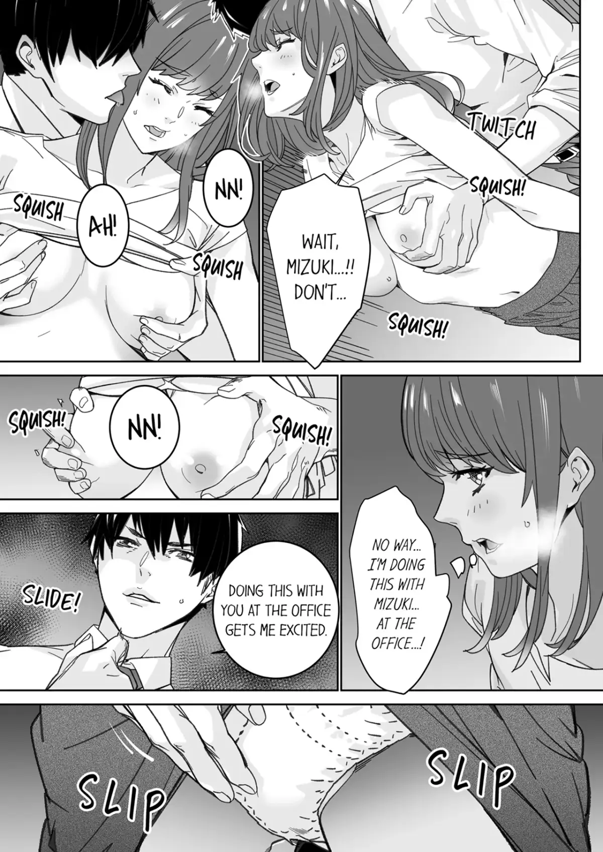"His Sex is Way Too Sadistic…!" - Intense Sex with My Peerless Colleague Before the Last Train Chapter 2 page 4 - 