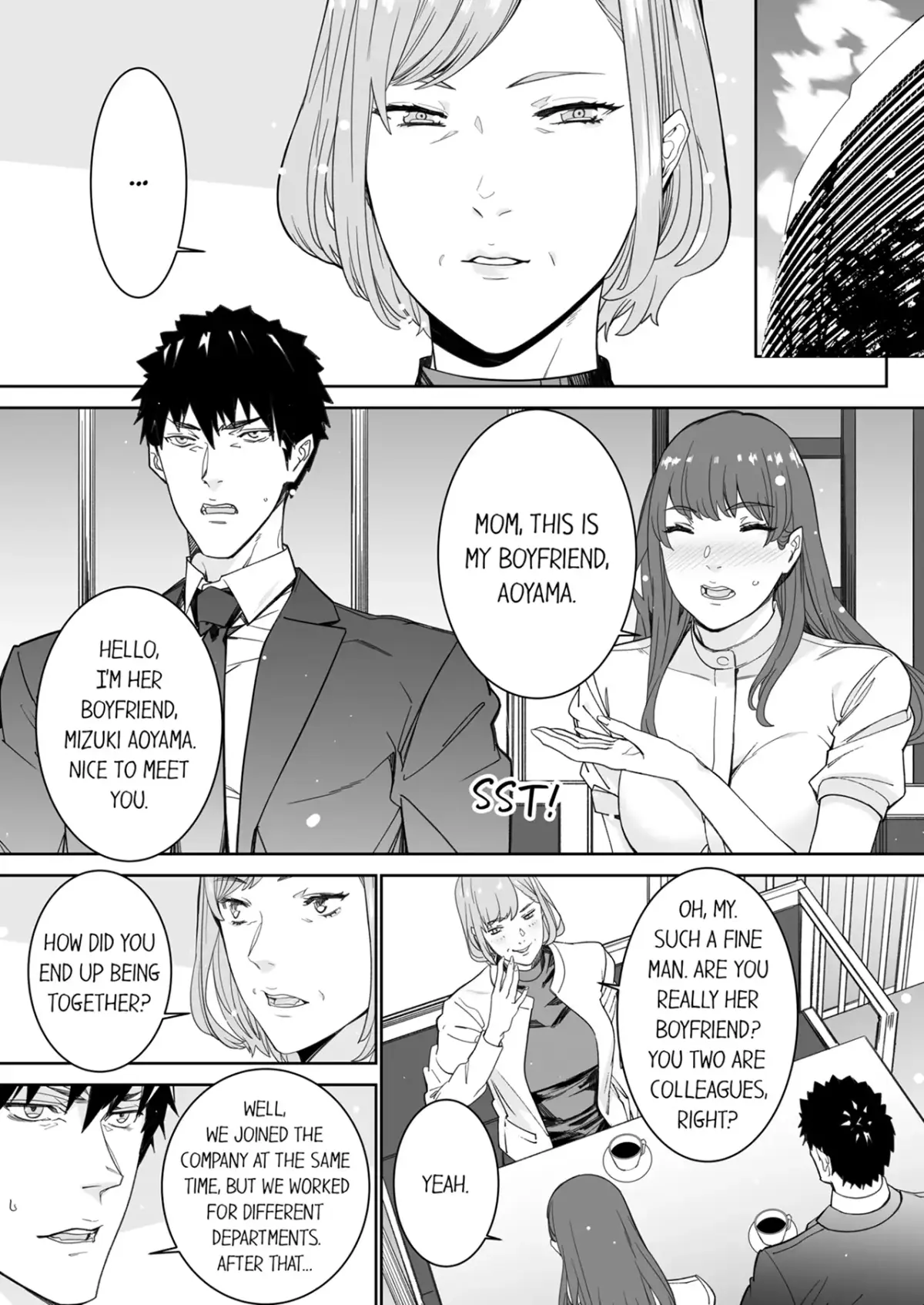 "His Sex is Way Too Sadistic…!" - Intense Sex with My Peerless Colleague Before the Last Train Chapter 20 page 2 - 