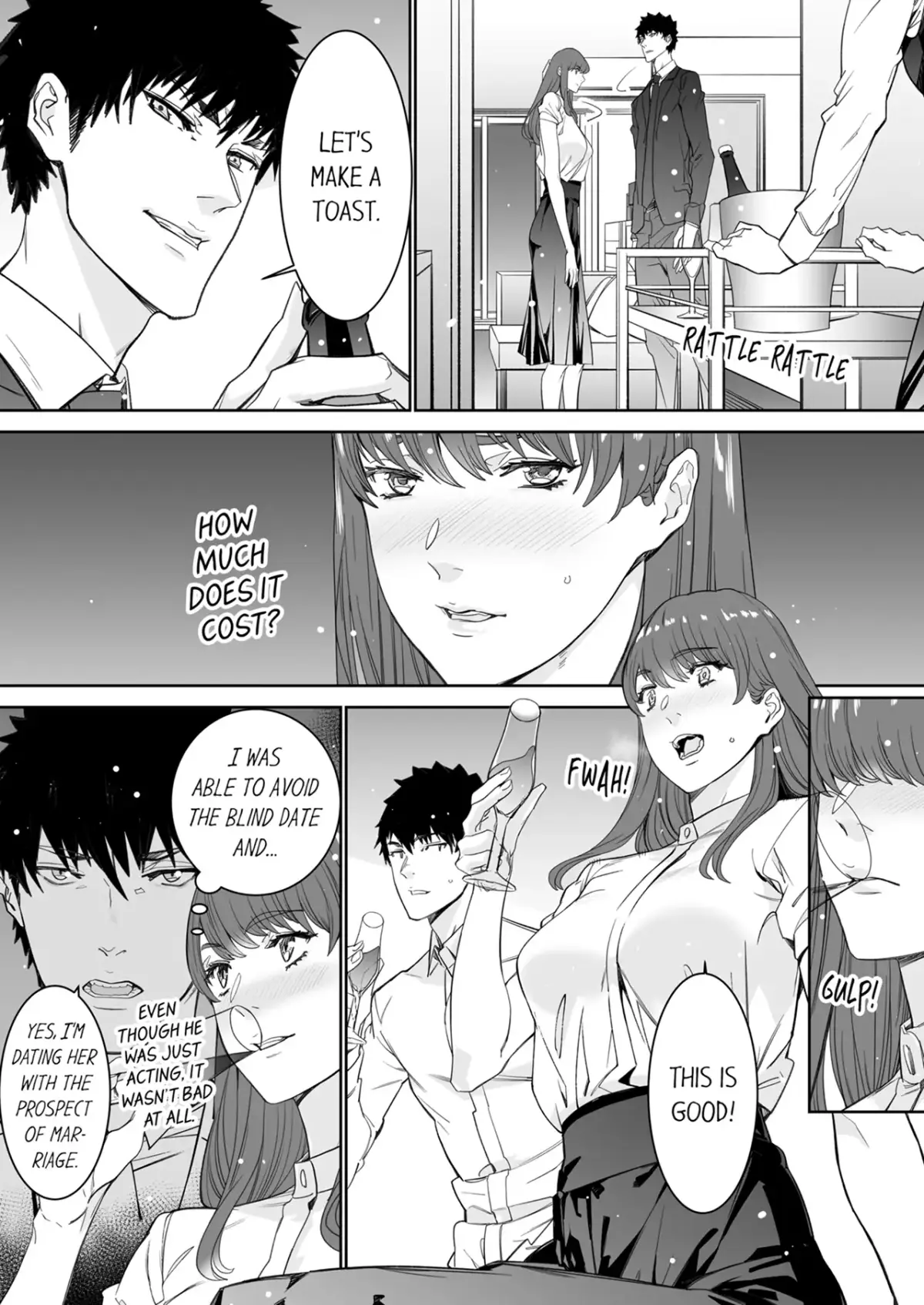 "His Sex is Way Too Sadistic…!" - Intense Sex with My Peerless Colleague Before the Last Train Chapter 20 page 8 - 