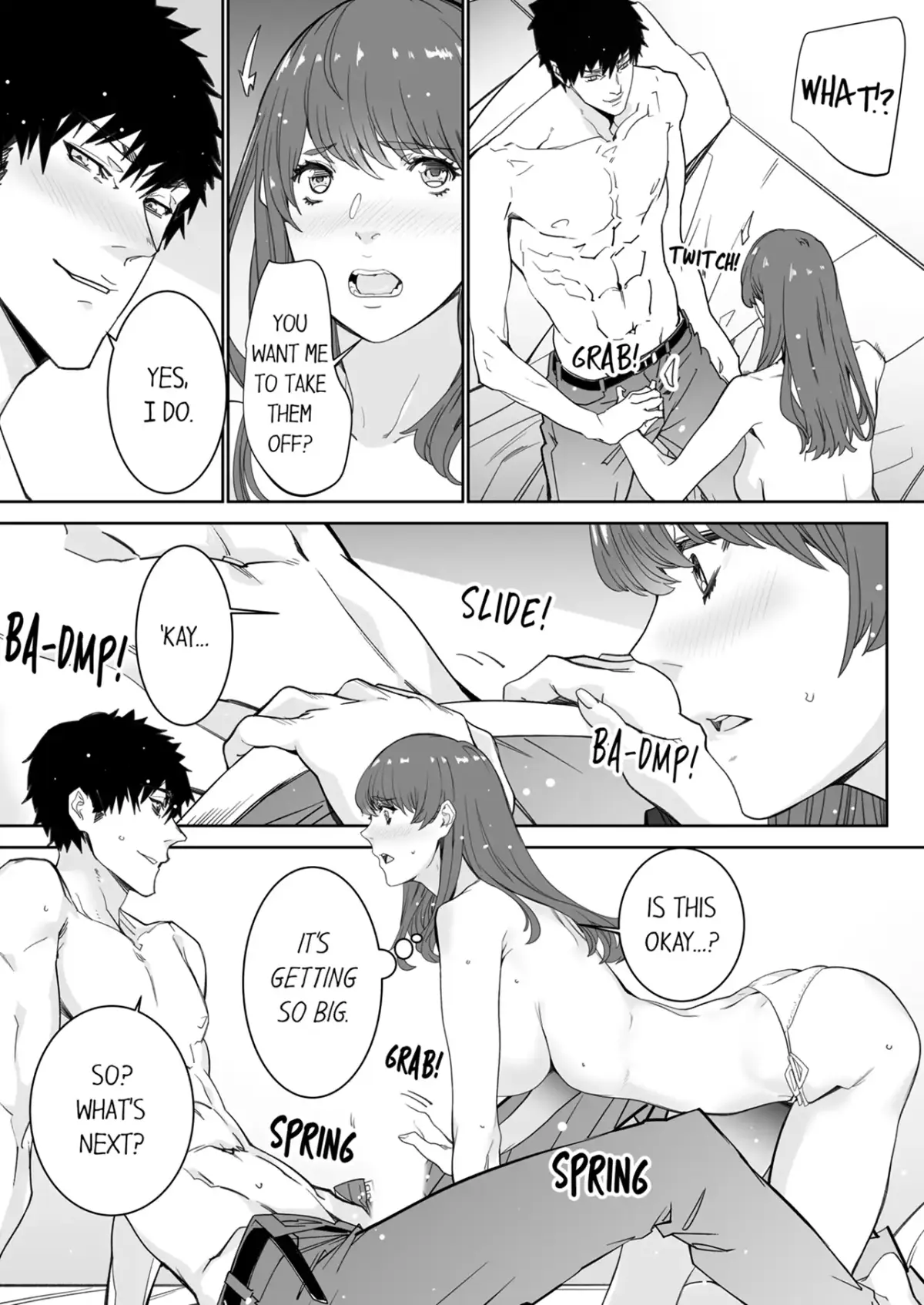 "His Sex is Way Too Sadistic…!" - Intense Sex with My Peerless Colleague Before the Last Train Chapter 21 page 6 - 