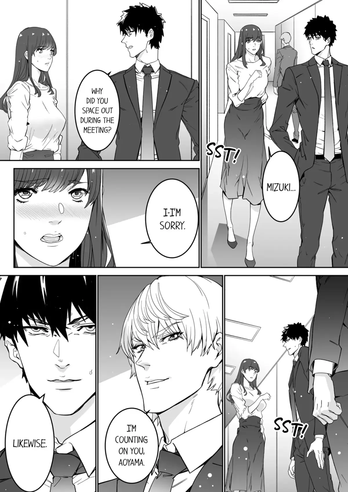 "His Sex is Way Too Sadistic…!" - Intense Sex with My Peerless Colleague Before the Last Train Chapter 23 page 9 - 