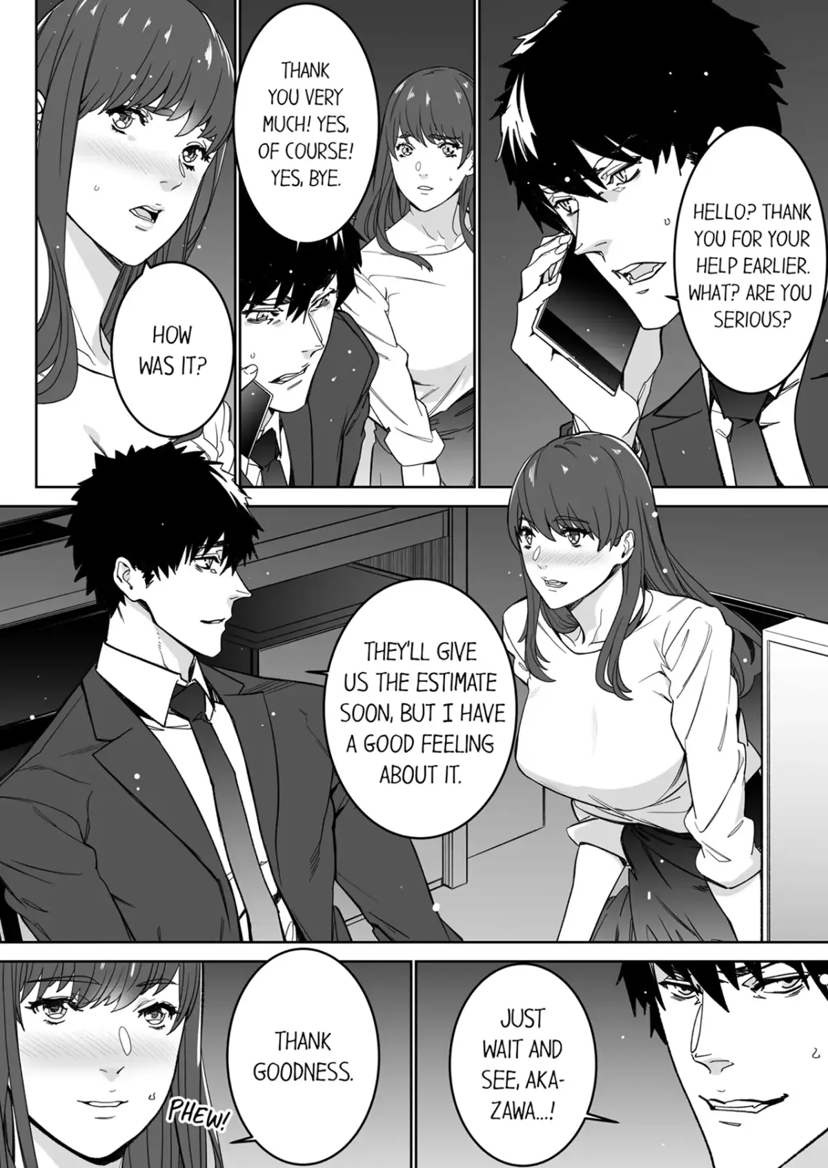 "His Sex is Way Too Sadistic…!" - Intense Sex with My Peerless Colleague Before the Last Train Chapter 24 page 5 - 