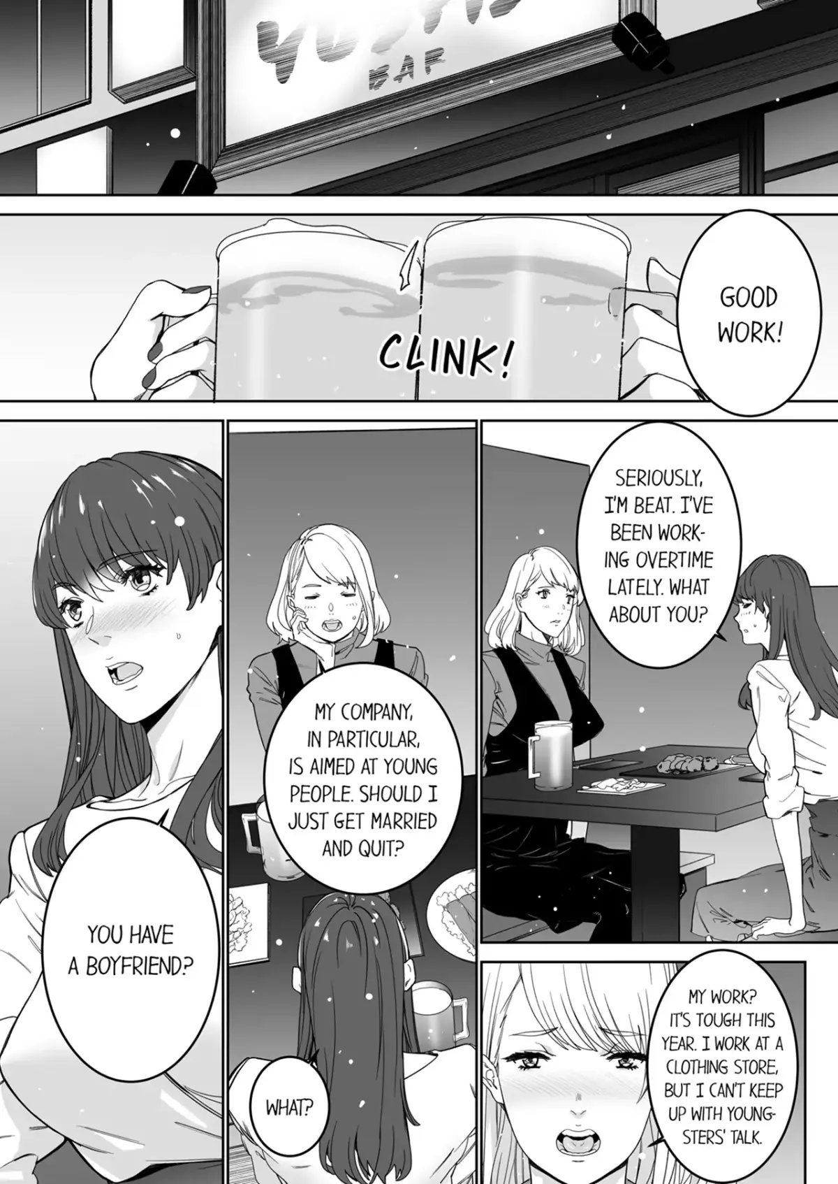 "His Sex is Way Too Sadistic…!" - Intense Sex with My Peerless Colleague Before the Last Train Chapter 24 page 6 - 