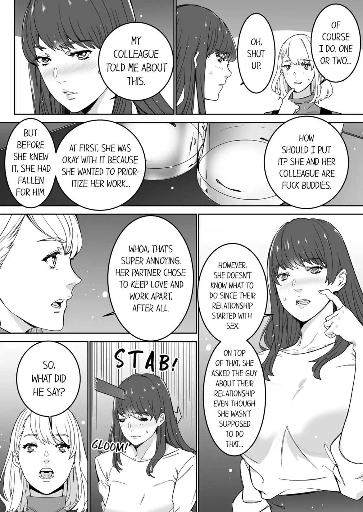 "His Sex is Way Too Sadistic…!" - Intense Sex with My Peerless Colleague Before the Last Train Chapter 24 page 7 - 