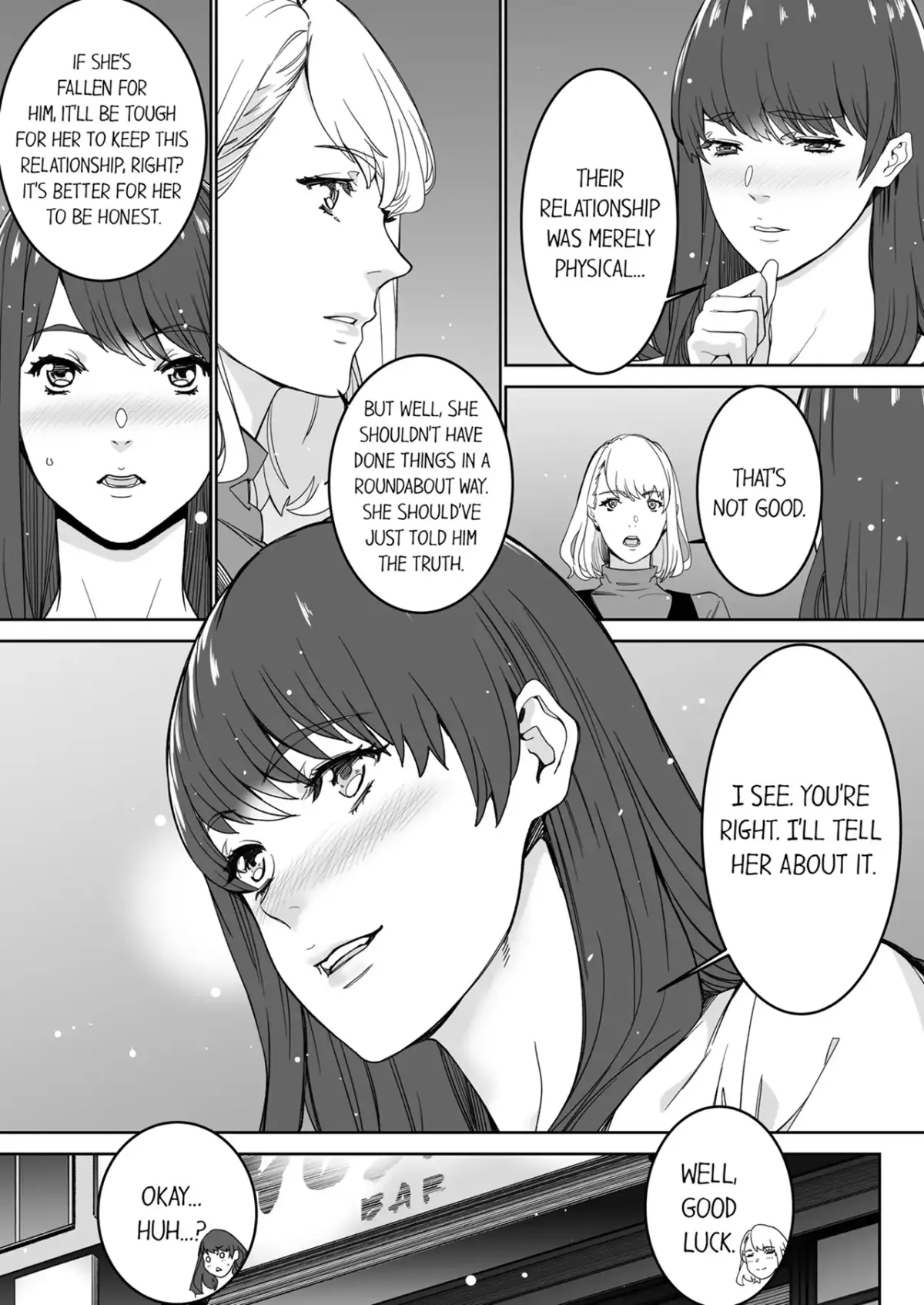 "His Sex is Way Too Sadistic…!" - Intense Sex with My Peerless Colleague Before the Last Train Chapter 24 page 8 - 