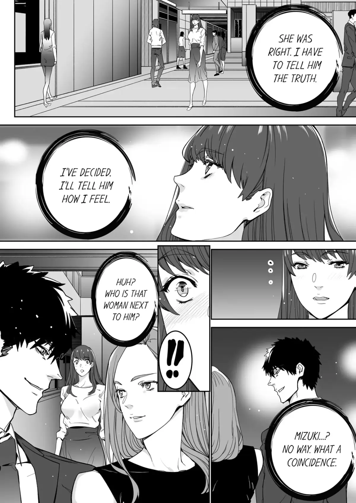 "His Sex is Way Too Sadistic…!" - Intense Sex with My Peerless Colleague Before the Last Train Chapter 24 page 9 - 