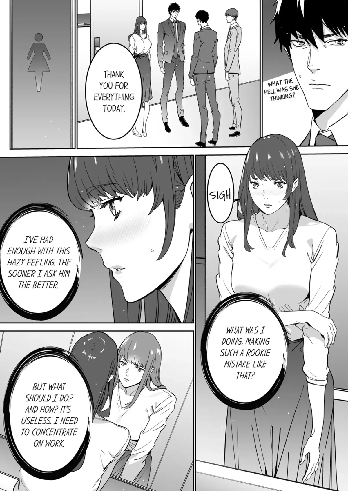 "His Sex is Way Too Sadistic…!" - Intense Sex with My Peerless Colleague Before the Last Train Chapter 25 page 5 - 