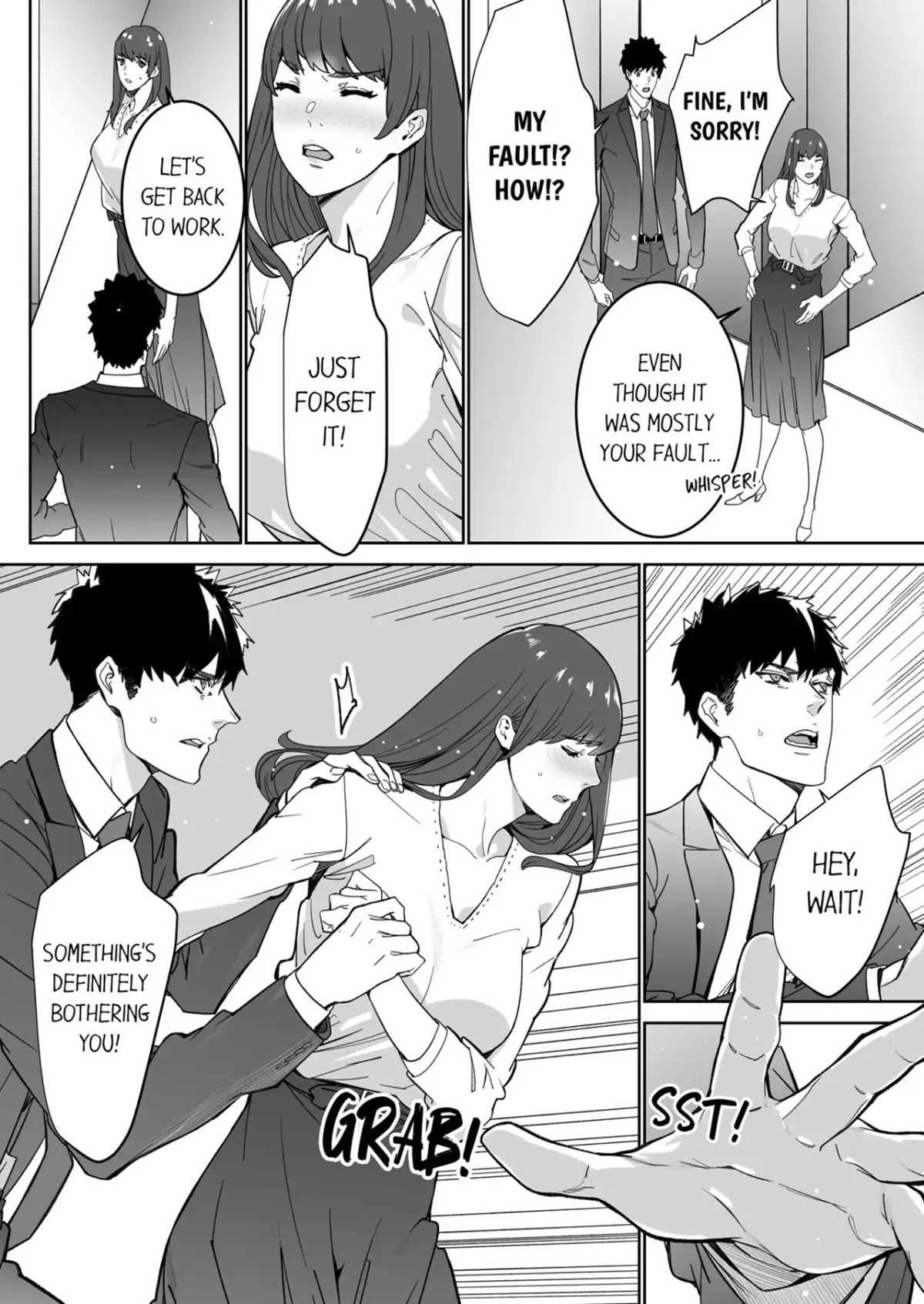 "His Sex is Way Too Sadistic…!" - Intense Sex with My Peerless Colleague Before the Last Train Chapter 25 page 7 - 