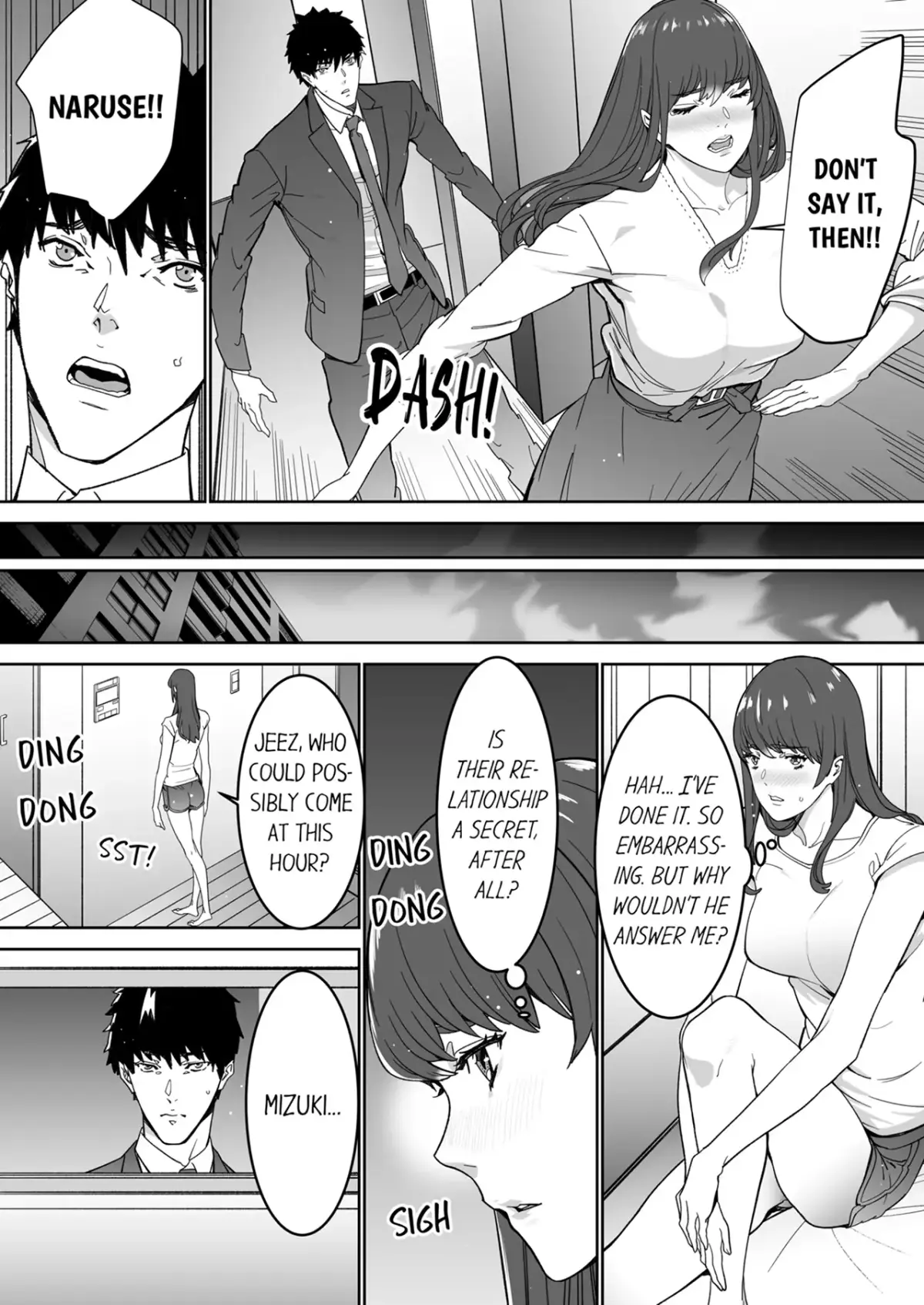 "His Sex is Way Too Sadistic…!" - Intense Sex with My Peerless Colleague Before the Last Train Chapter 25 page 9 - 