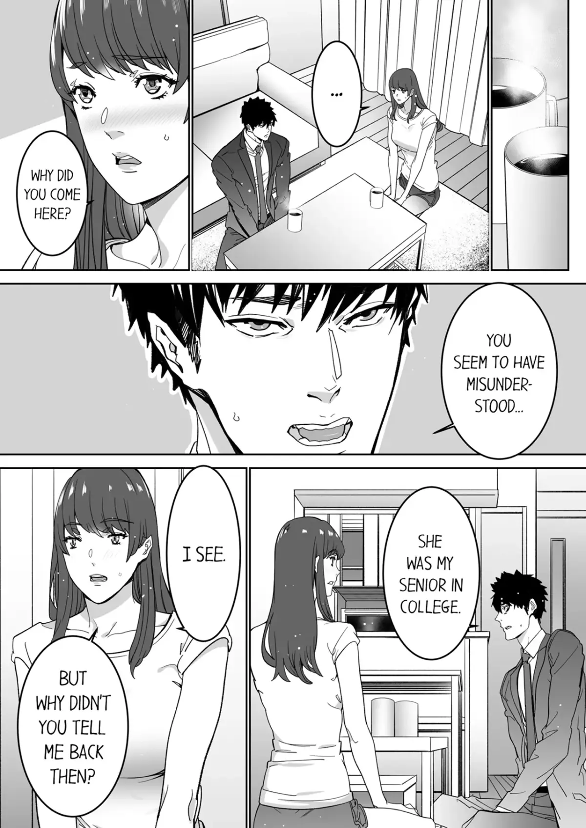 "His Sex is Way Too Sadistic…!" - Intense Sex with My Peerless Colleague Before the Last Train Chapter 26 page 2 - 