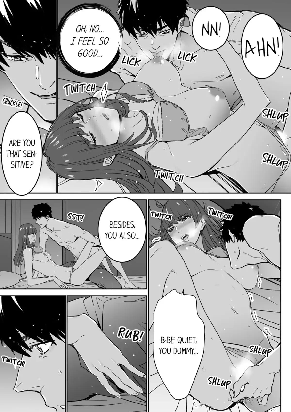"His Sex is Way Too Sadistic…!" - Intense Sex with My Peerless Colleague Before the Last Train Chapter 26 page 8 - 