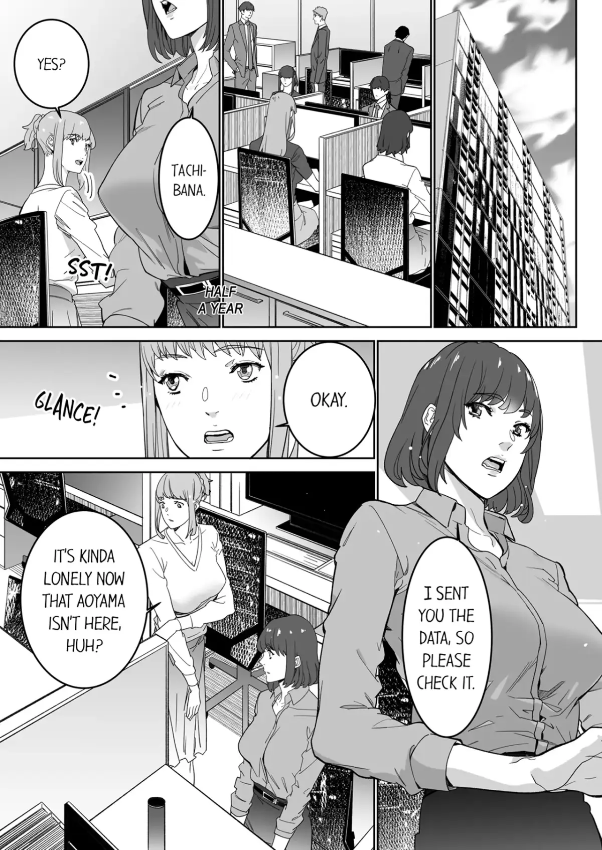 "His Sex is Way Too Sadistic…!" - Intense Sex with My Peerless Colleague Before the Last Train Chapter 27 page 8 - 