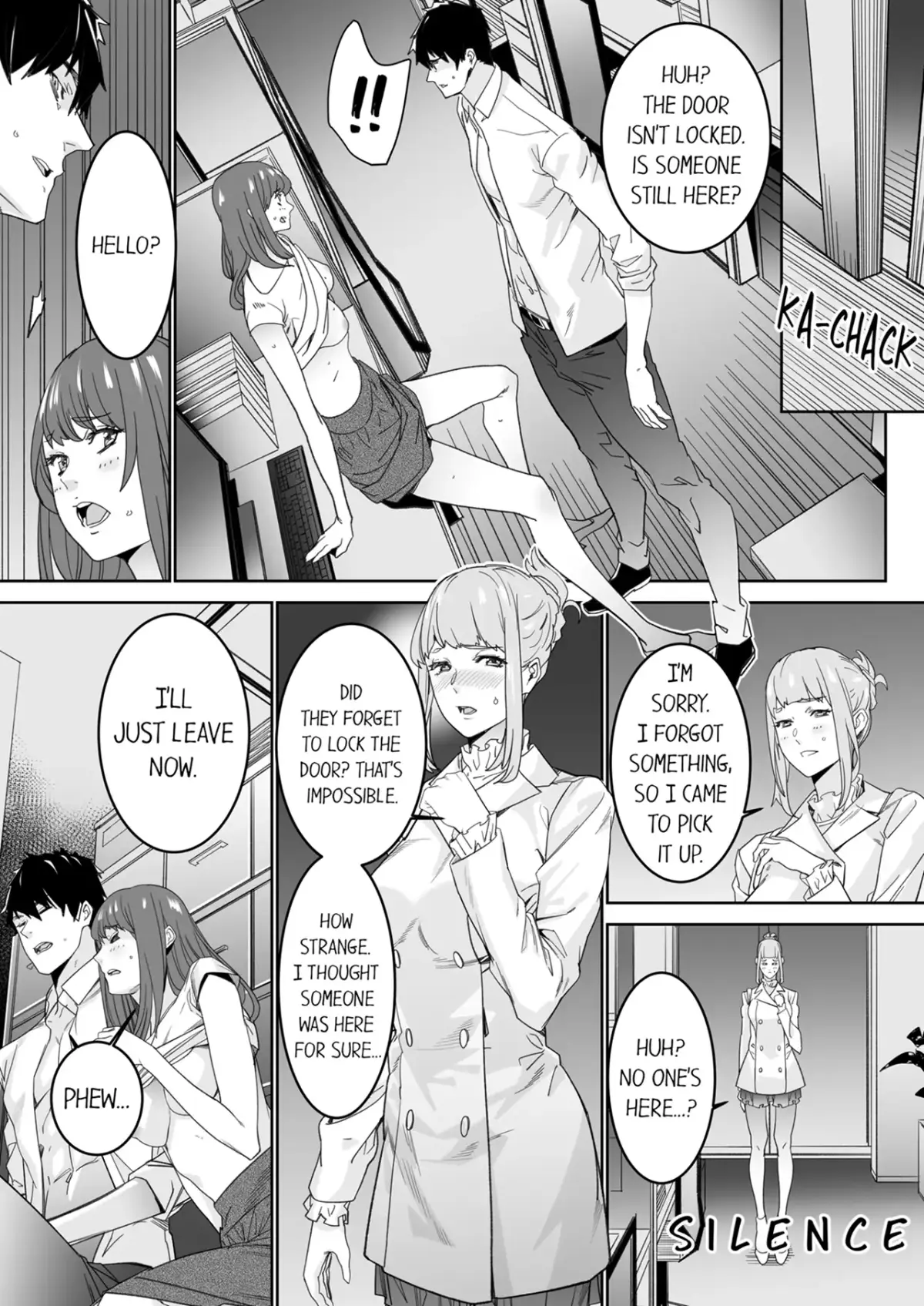 "His Sex is Way Too Sadistic…!" - Intense Sex with My Peerless Colleague Before the Last Train Chapter 3 page 8 - 