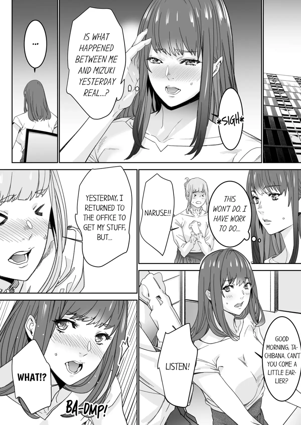 "His Sex is Way Too Sadistic…!" - Intense Sex with My Peerless Colleague Before the Last Train Chapter 3 page 9 - 