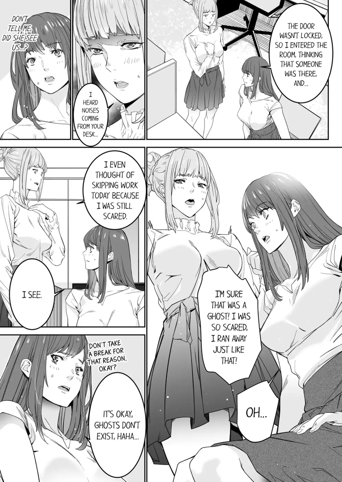 "His Sex is Way Too Sadistic…!" - Intense Sex with My Peerless Colleague Before the Last Train Chapter 4 page 2 - 
