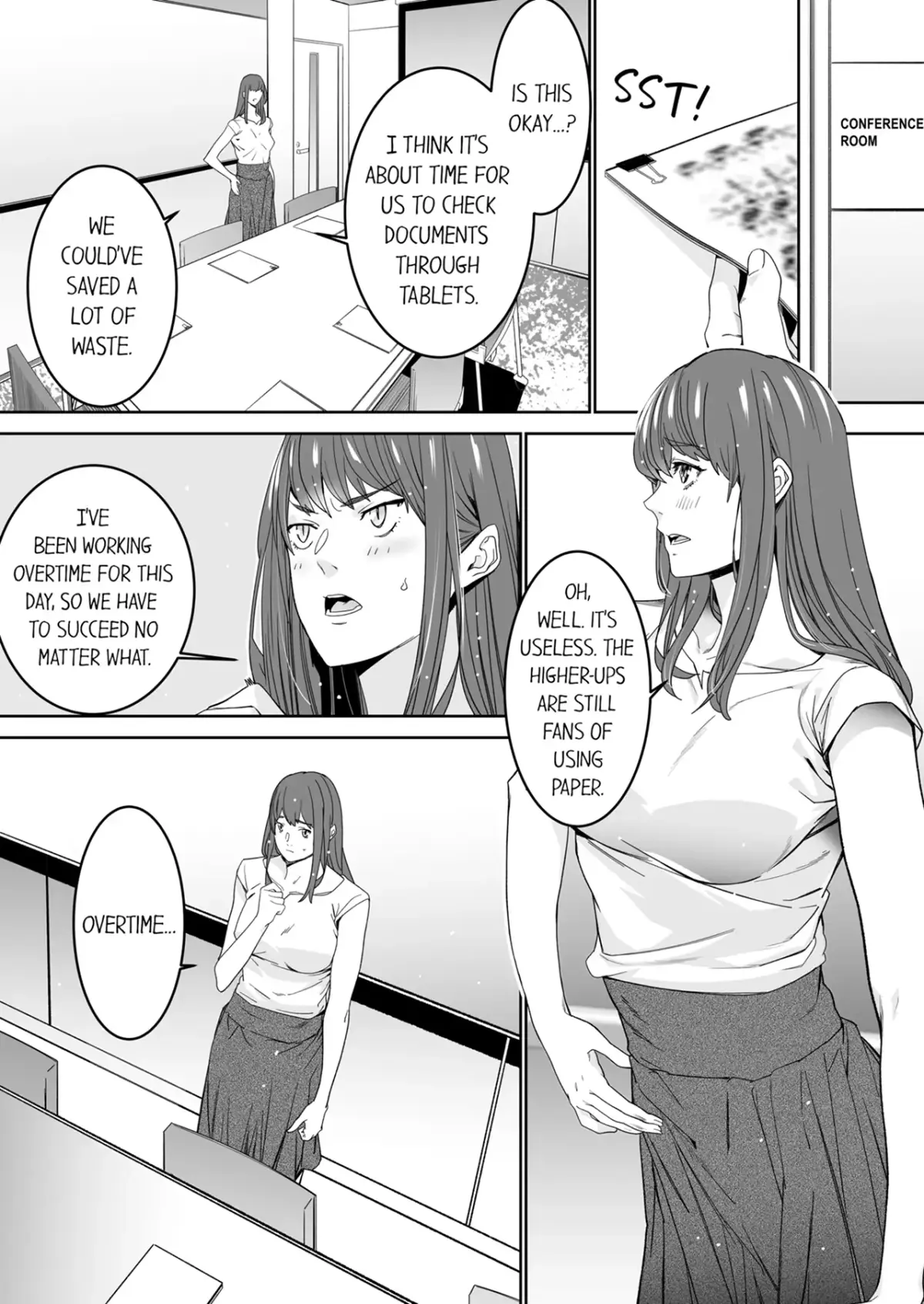 "His Sex is Way Too Sadistic…!" - Intense Sex with My Peerless Colleague Before the Last Train Chapter 4 page 5 - 