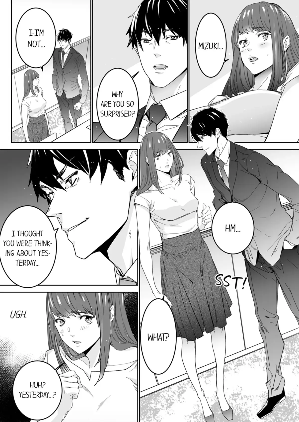 "His Sex is Way Too Sadistic…!" - Intense Sex with My Peerless Colleague Before the Last Train Chapter 4 page 7 - 