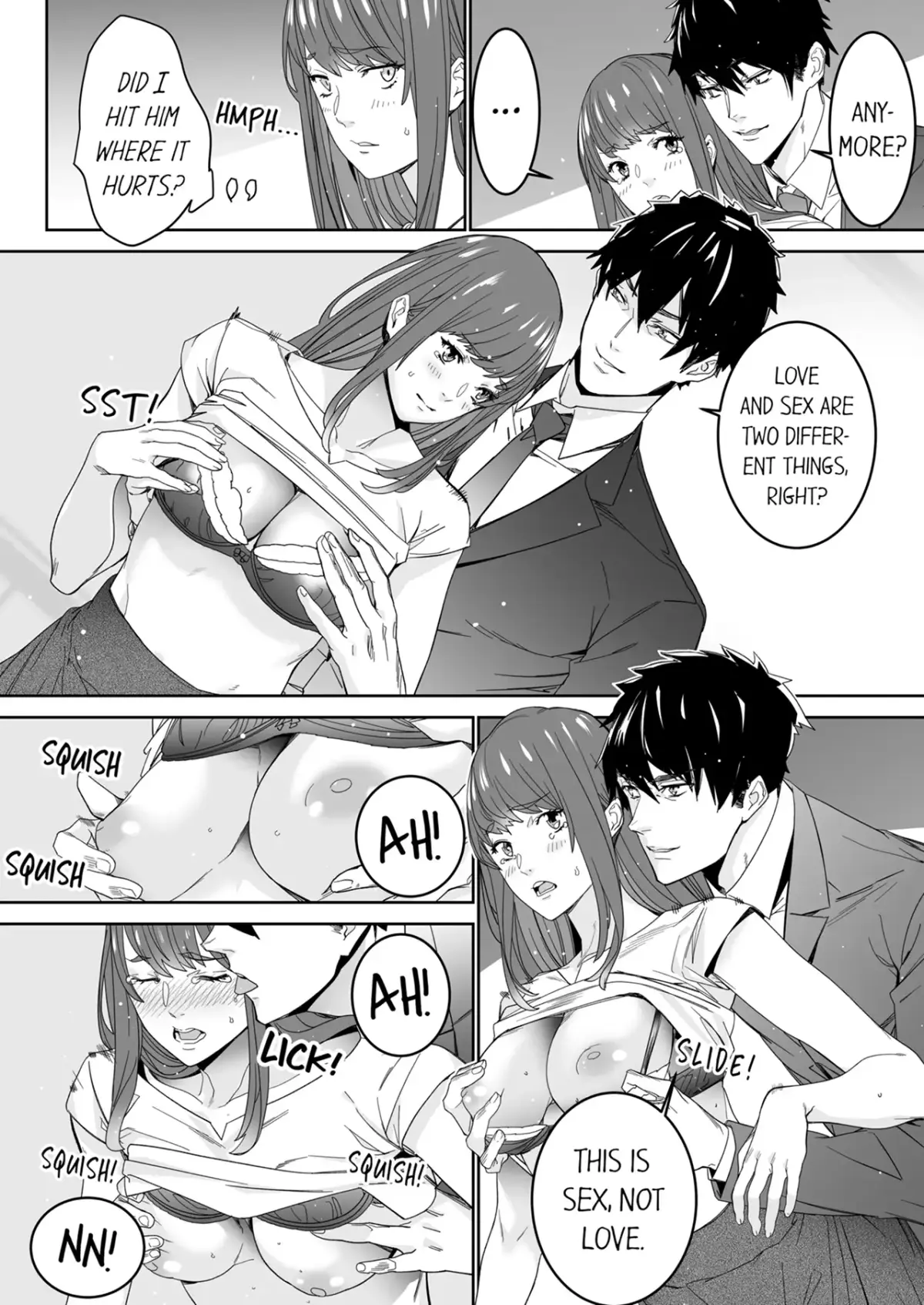 "His Sex is Way Too Sadistic…!" - Intense Sex with My Peerless Colleague Before the Last Train Chapter 5 page 3 - 