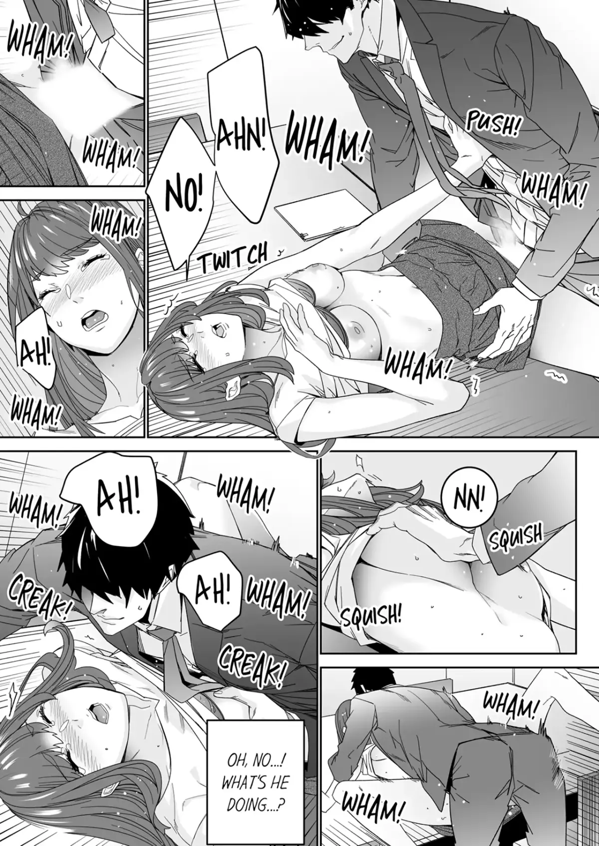 "His Sex is Way Too Sadistic…!" - Intense Sex with My Peerless Colleague Before the Last Train Chapter 6 page 4 - 