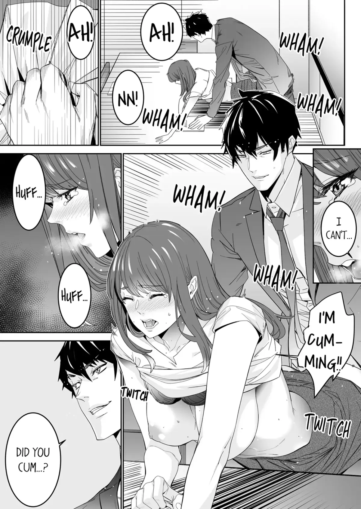 "His Sex is Way Too Sadistic…!" - Intense Sex with My Peerless Colleague Before the Last Train Chapter 6 page 6 - 