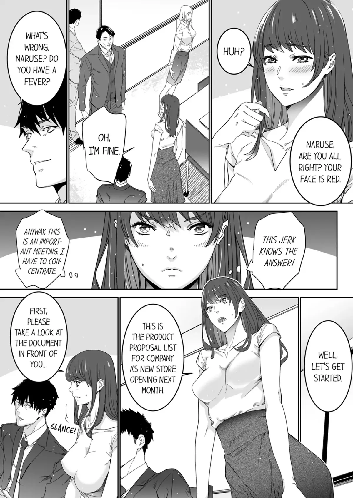 "His Sex is Way Too Sadistic…!" - Intense Sex with My Peerless Colleague Before the Last Train Chapter 7 page 2 - 