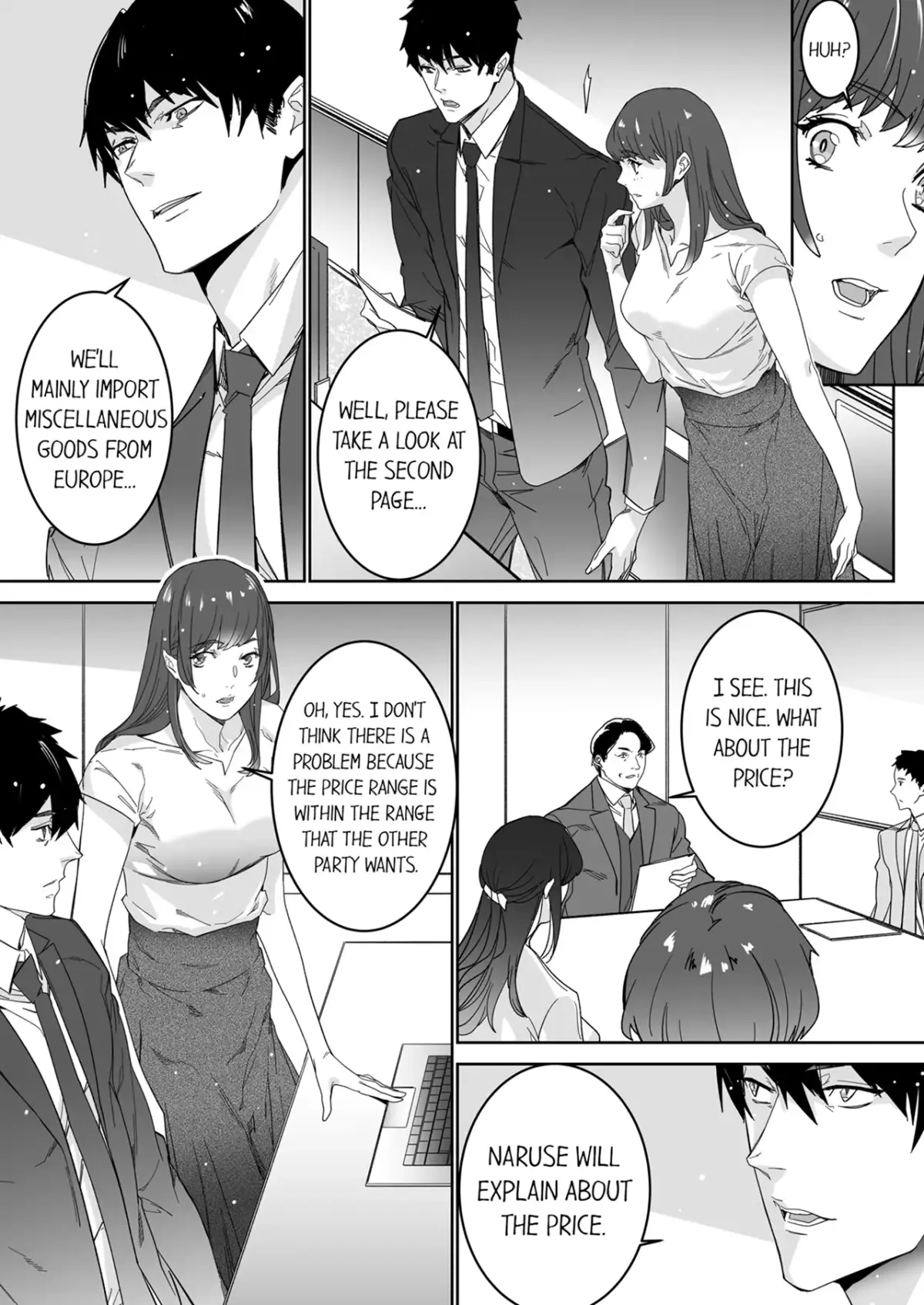 "His Sex is Way Too Sadistic…!" - Intense Sex with My Peerless Colleague Before the Last Train Chapter 7 page 4 - 