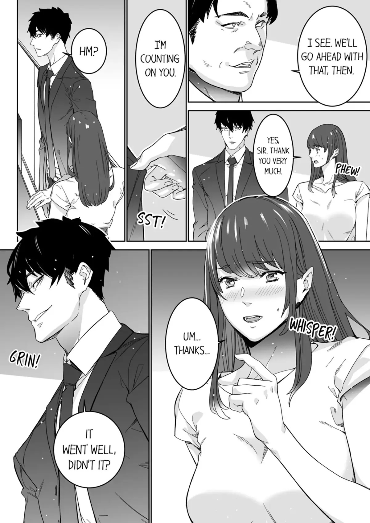 "His Sex is Way Too Sadistic…!" - Intense Sex with My Peerless Colleague Before the Last Train Chapter 7 page 5 - 