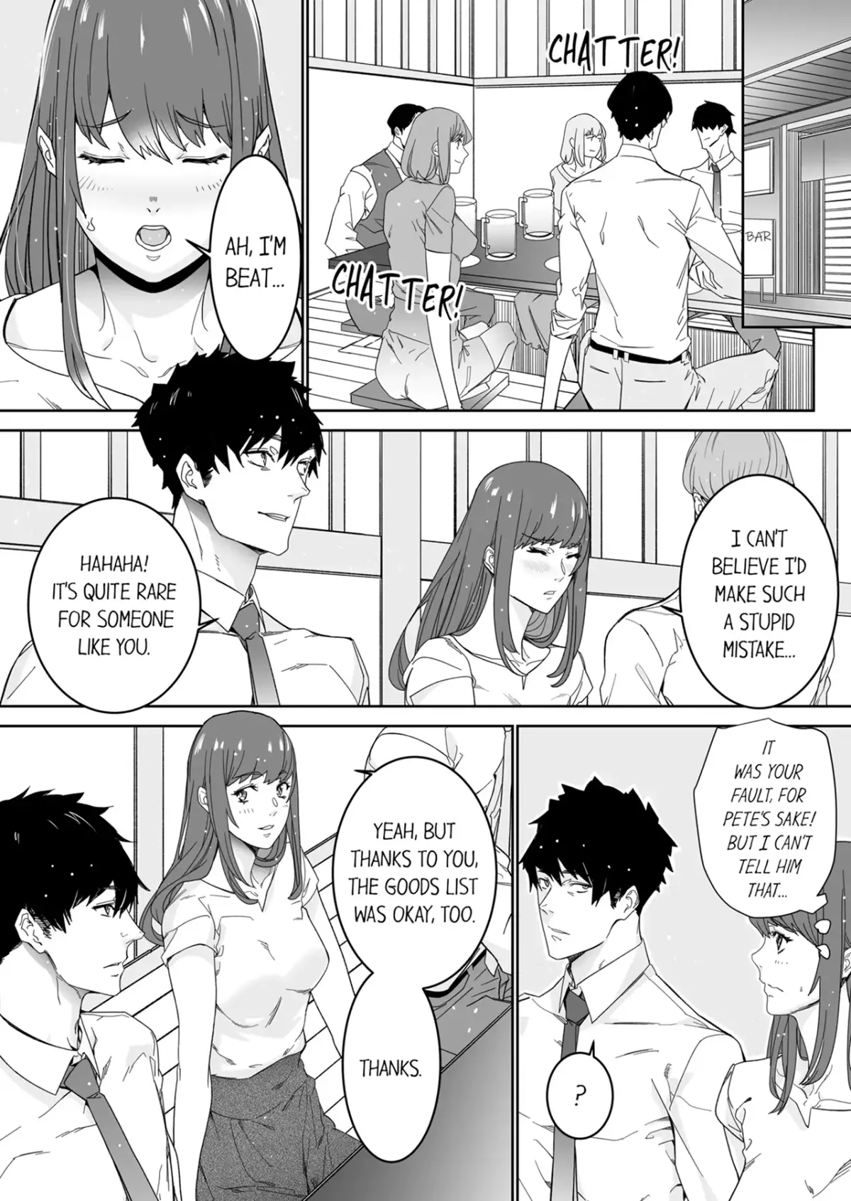 "His Sex is Way Too Sadistic…!" - Intense Sex with My Peerless Colleague Before the Last Train Chapter 7 page 6 - 