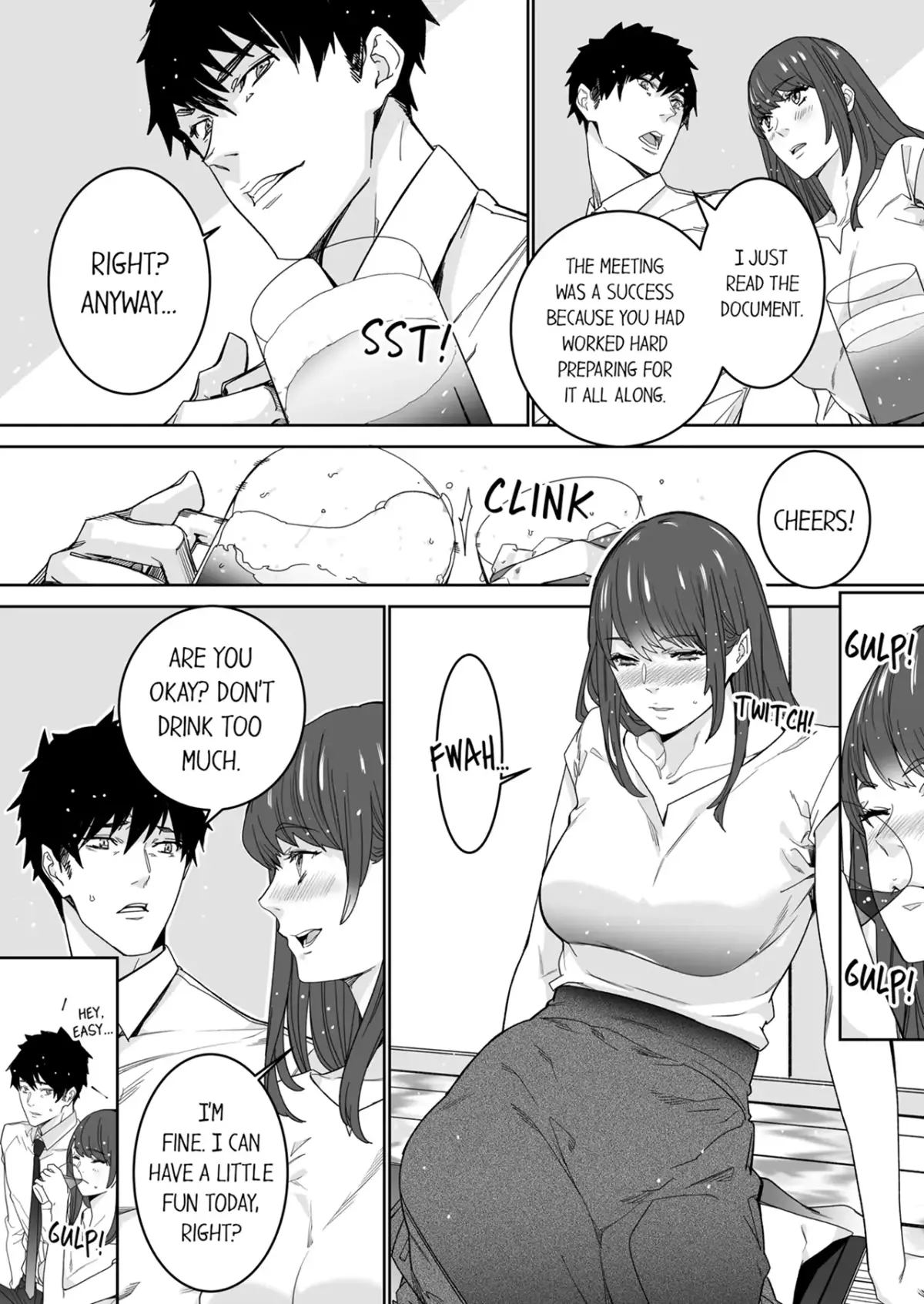 "His Sex is Way Too Sadistic…!" - Intense Sex with My Peerless Colleague Before the Last Train Chapter 7 page 7 - 