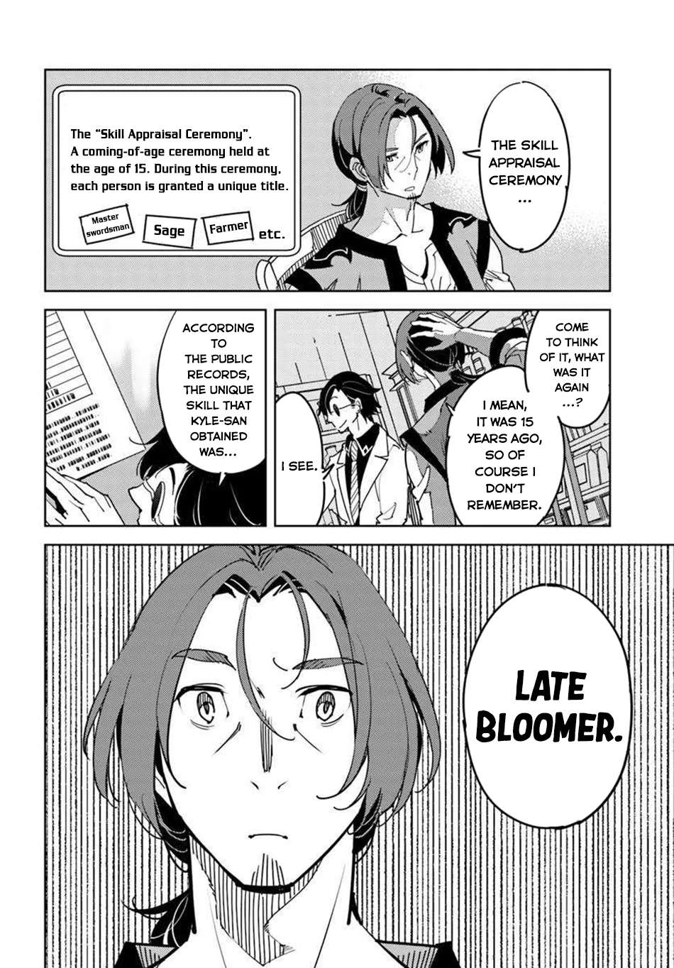 Hisabisa Ni Kenko Shindan Wo Uketara Saikyo Status Ni Natteita Tsuiho Sareta Ossan Boken Sha, Imasara Eiyu Wo Mezasu Chapter 1 page 12 - 
