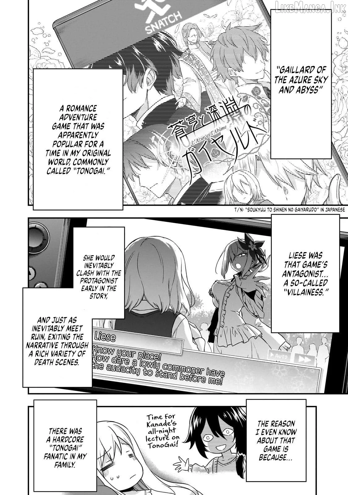 Hissatsu Reijou Liese ~Tensei Shita Saikyou no Koroshiya wa, Yami wo Matou Akuyaku Reijou to Naru~ Chapter 1 page 21 - 