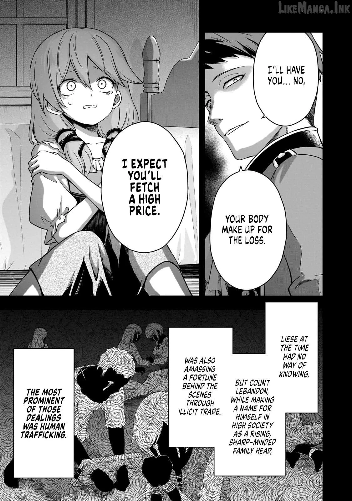 Hissatsu Reijou Liese ~Tensei Shita Saikyou no Koroshiya wa, Yami wo Matou Akuyaku Reijou to Naru~ Chapter 1 page 32 - 