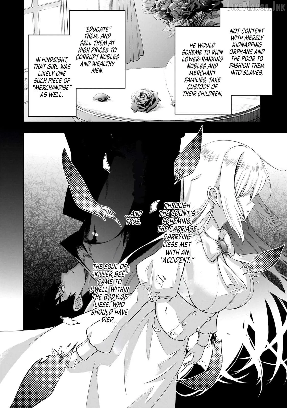 Hissatsu Reijou Liese ~Tensei Shita Saikyou no Koroshiya wa, Yami wo Matou Akuyaku Reijou to Naru~ Chapter 1 page 33 - 