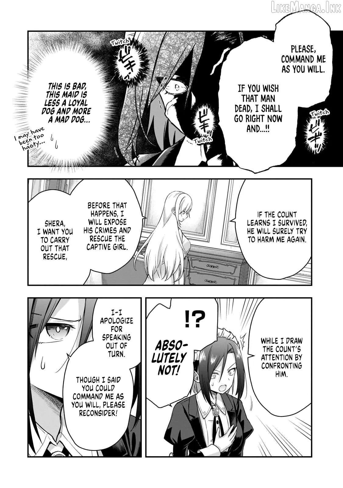 Hissatsu Reijou Liese ~Tensei Shita Saikyou no Koroshiya wa, Yami wo Matou Akuyaku Reijou to Naru~ Chapter 1 page 43 - 