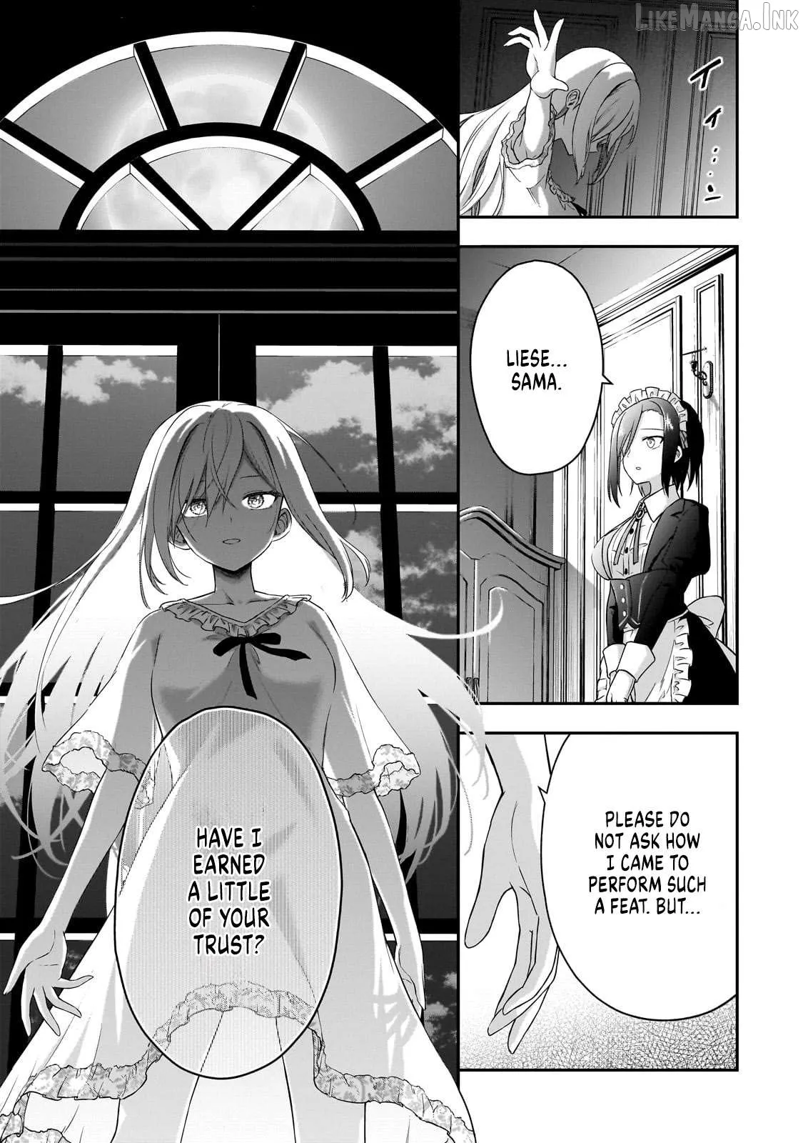 Hissatsu Reijou Liese ~Tensei Shita Saikyou no Koroshiya wa, Yami wo Matou Akuyaku Reijou to Naru~ Chapter 1 page 46 - 
