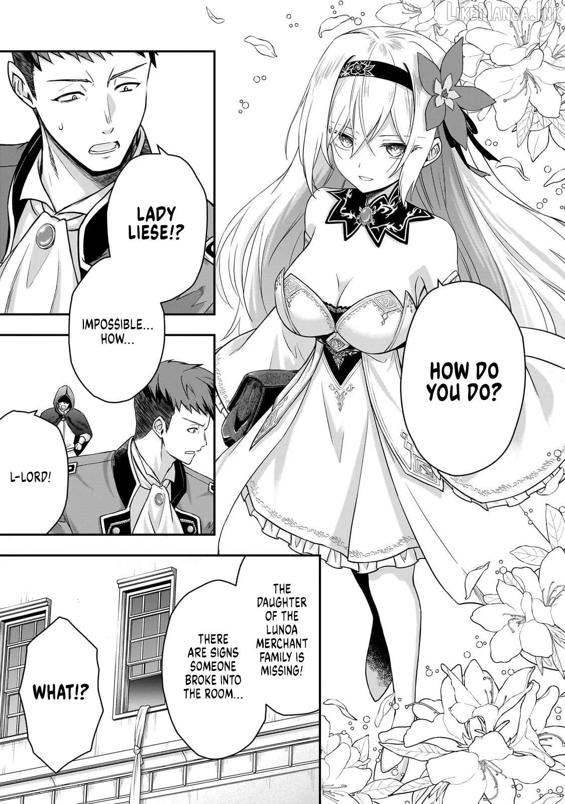 Hissatsu Reijou Liese ~Tensei Shita Saikyou no Koroshiya wa, Yami wo Matou Akuyaku Reijou to Naru~ Chapter 1 page 52 - 