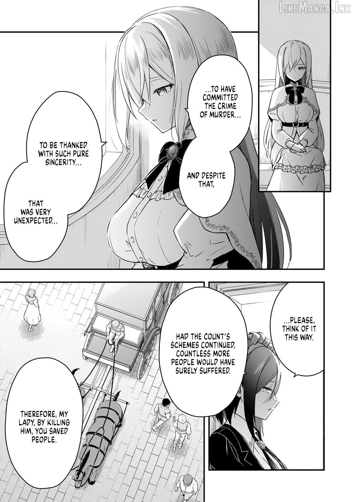 Hissatsu Reijou Liese ~Tensei Shita Saikyou no Koroshiya wa, Yami wo Matou Akuyaku Reijou to Naru~ Chapter 1 page 69 - 