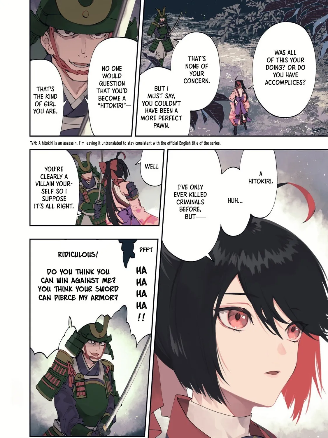 "Hitokiri" Shoujo, Koushaku Reijou no Goei ni naru Chapter 1 page 3 - 