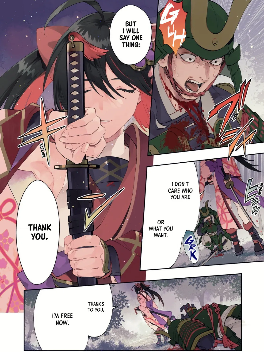 "Hitokiri" Shoujo, Koushaku Reijou no Goei ni naru Chapter 1 page 7 - 