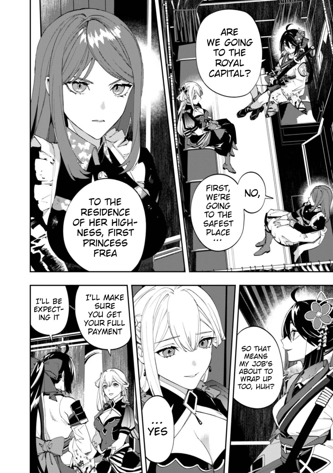 "Hitokiri" Shoujo, Koushaku Reijou no Goei ni naru Chapter 13 page 6 - 