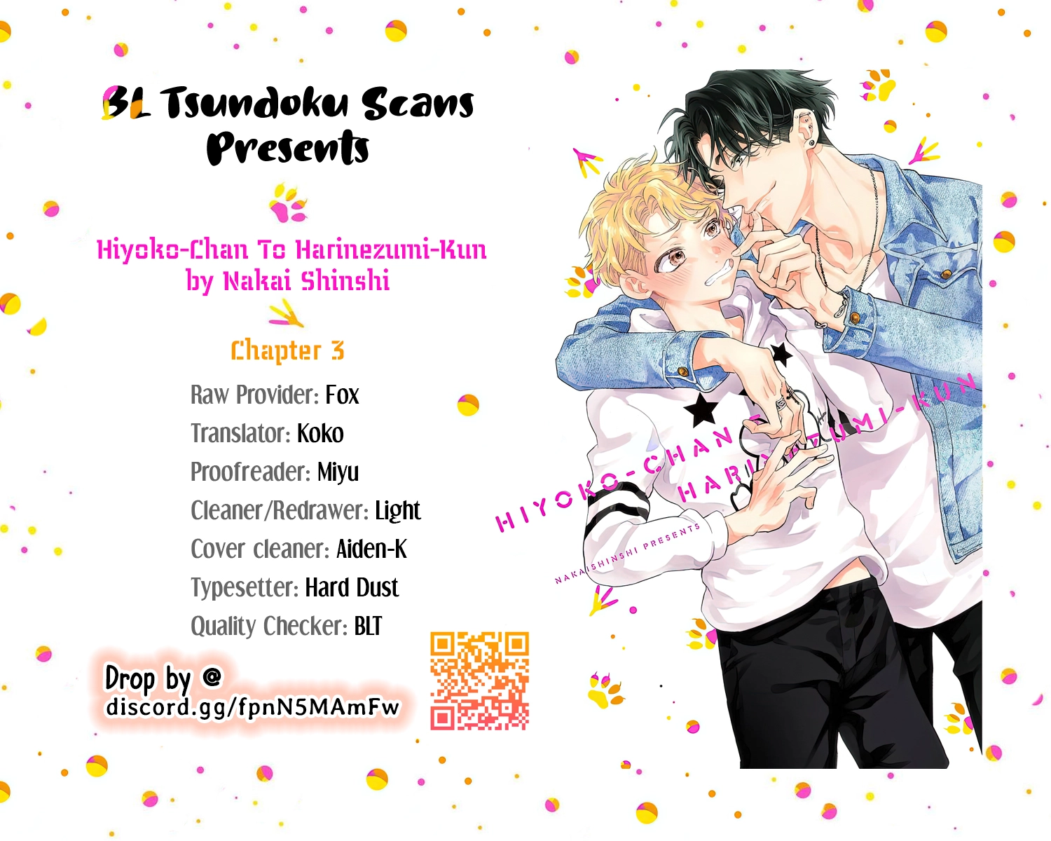 Hiyoko-chan to Harinezumi-kun Chapter 3 page 1 - 