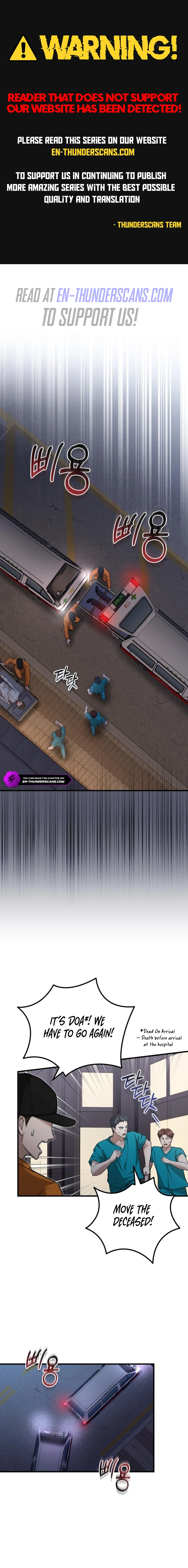 Hoegwi Doctor neun Joyonghi Salgo Sipeotda Chapter 19 page 1 - 