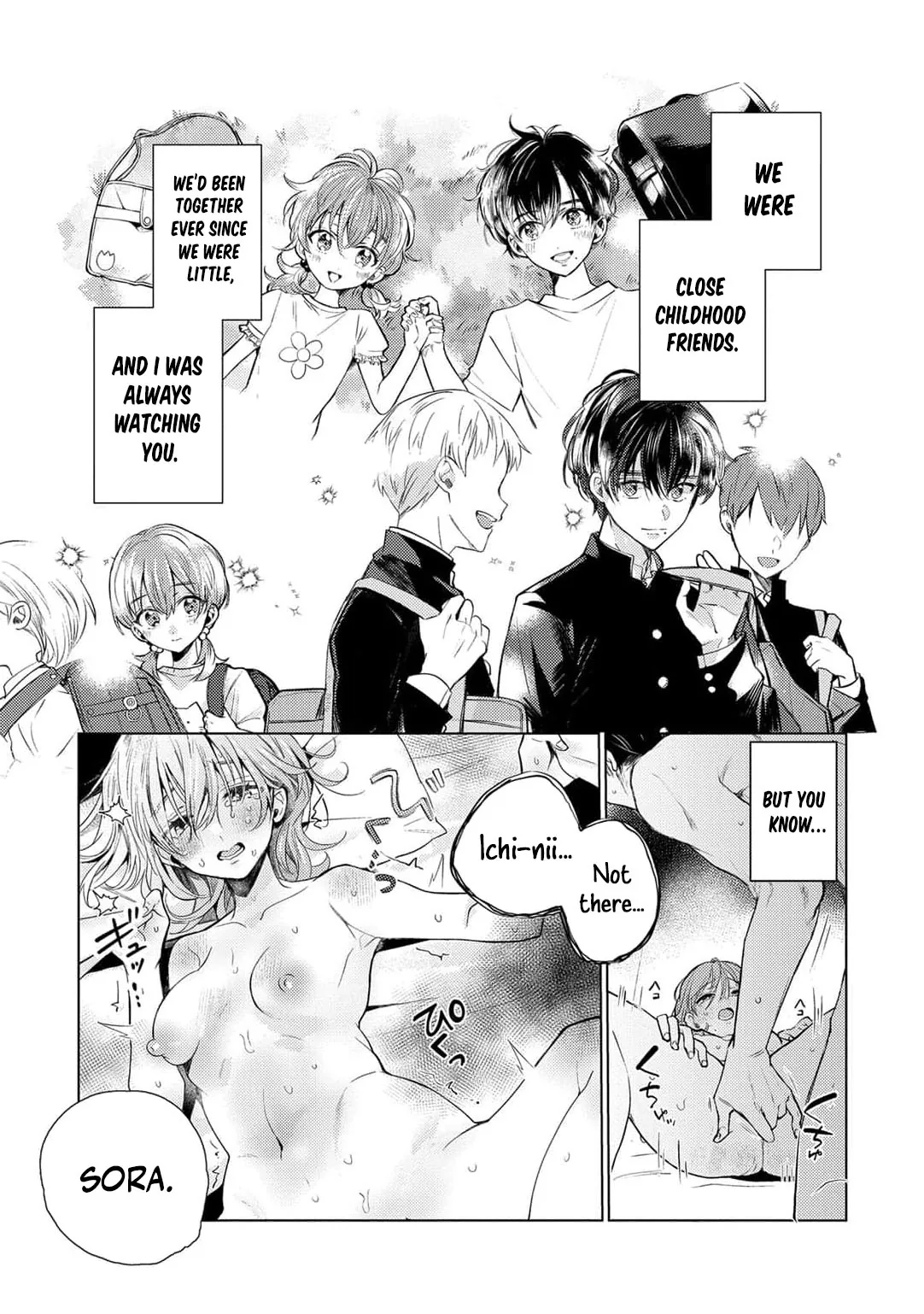Hoka no Otoko ni Dakareru Kurainara -Osananajimi no Kojirase Ai- Chapter 1 page 4 - 