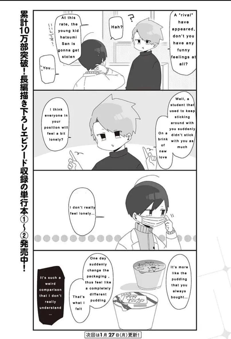 Homura-sensei wa Tabun Motenai Chapter 34.1 page 4 - 