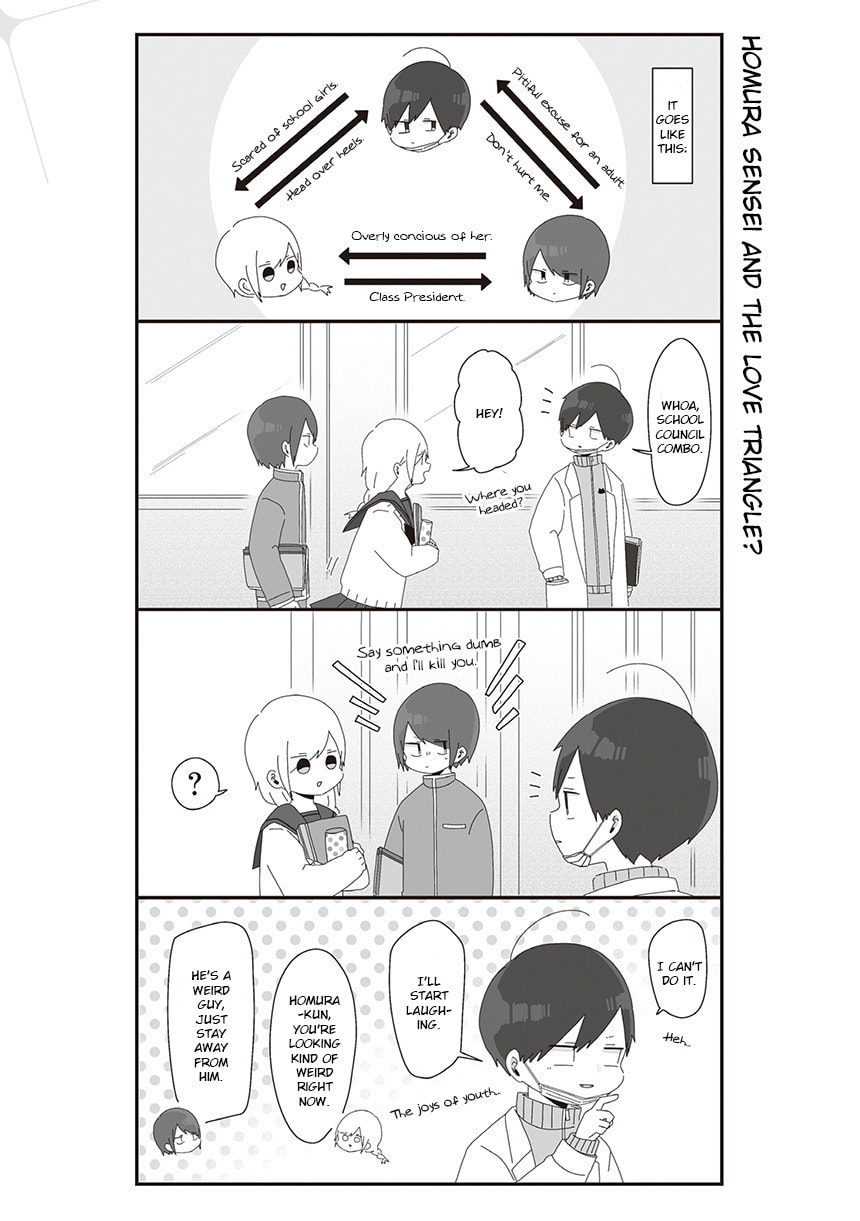Homura-sensei wa Tabun Motenai Chapter 35 page 1 - 