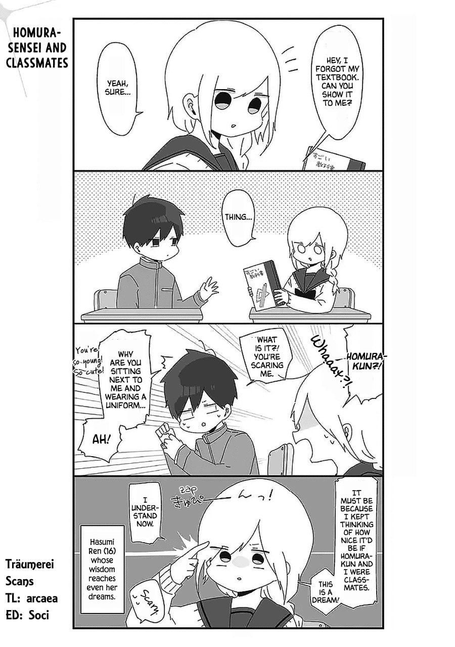 Homura-sensei wa Tabun Motenai Chapter 45 page 1 - 