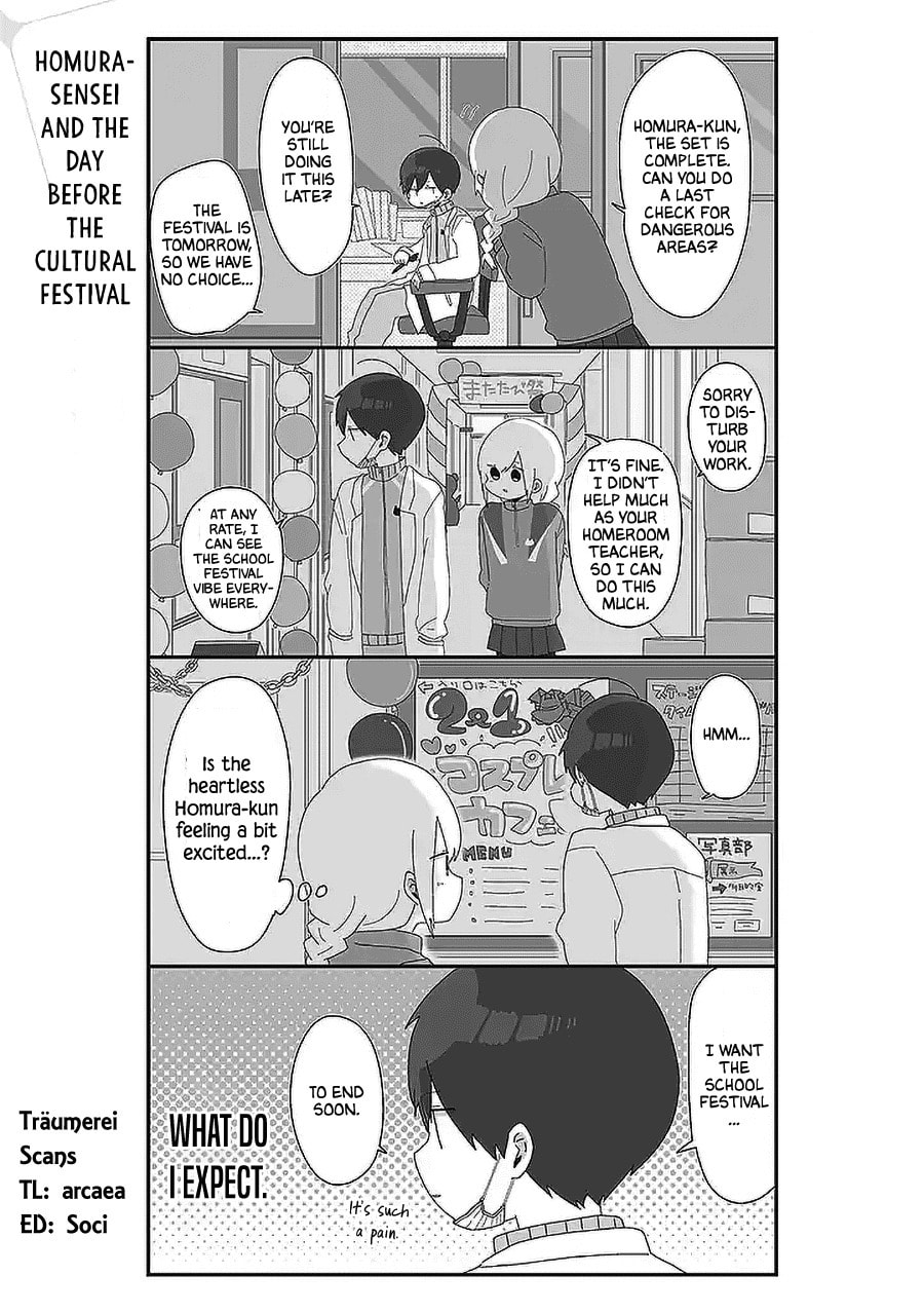 Homura-sensei wa Tabun Motenai Chapter 50 page 1 - 