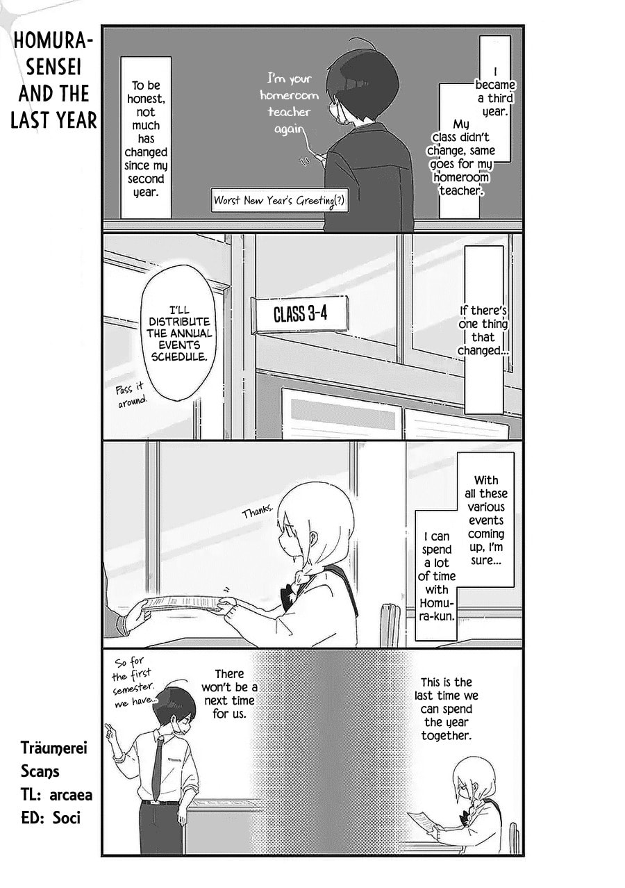 Homura-sensei wa Tabun Motenai Chapter 55 page 1 - 