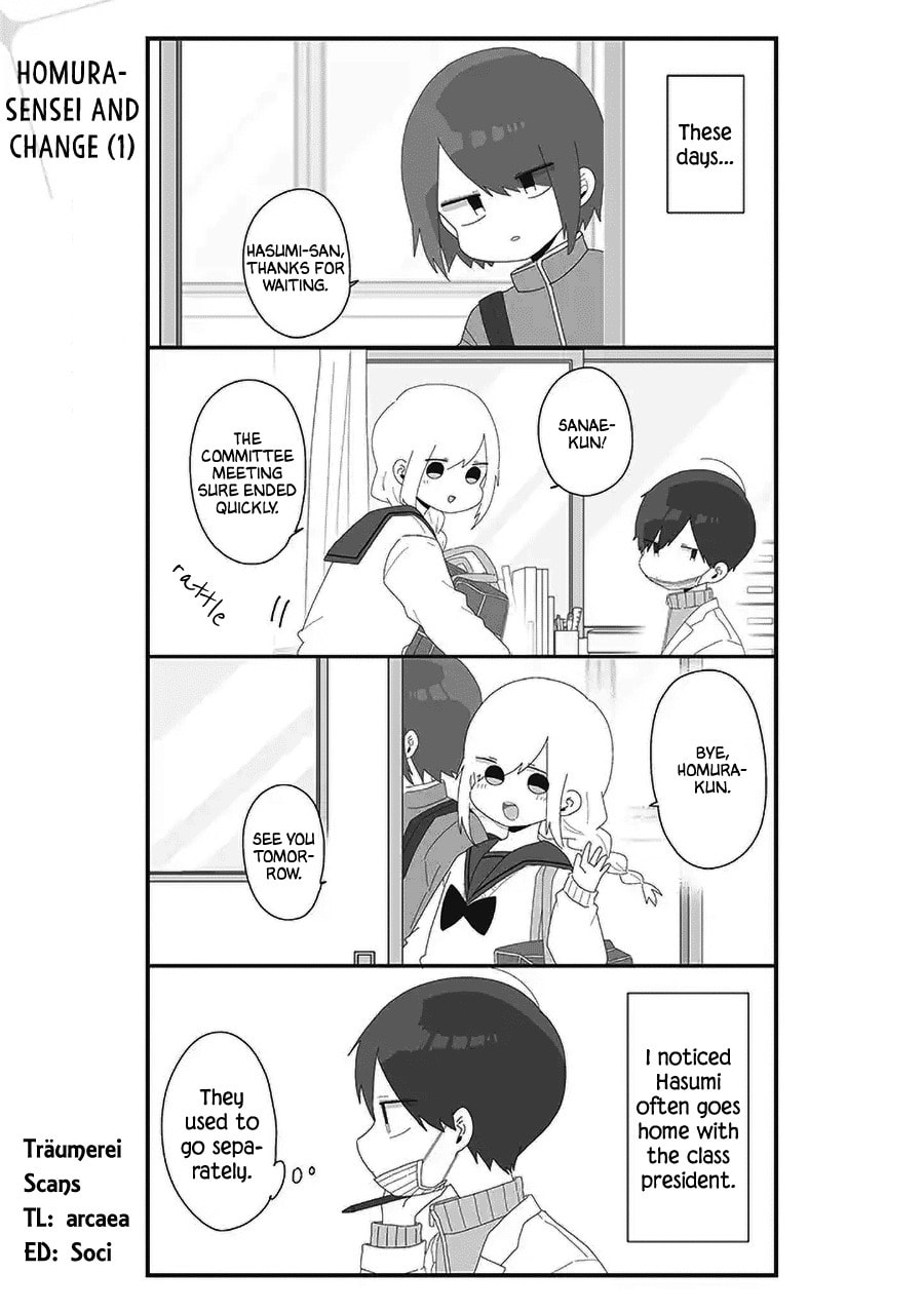 Homura-sensei wa Tabun Motenai Chapter 60 page 1 - 